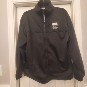 USA Olympic Committee Black Jacket size L